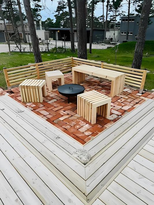 "Skymningsro" Skymningsro – Handgjorda pallar i naturlig harmoni