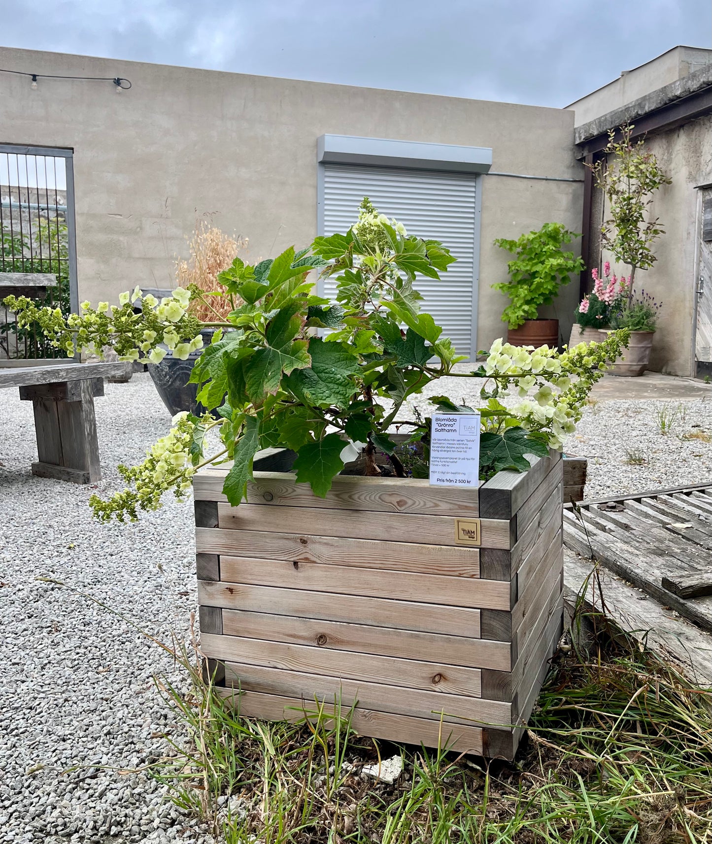 "Grönro" – Handgjord blomlåda för alla växter